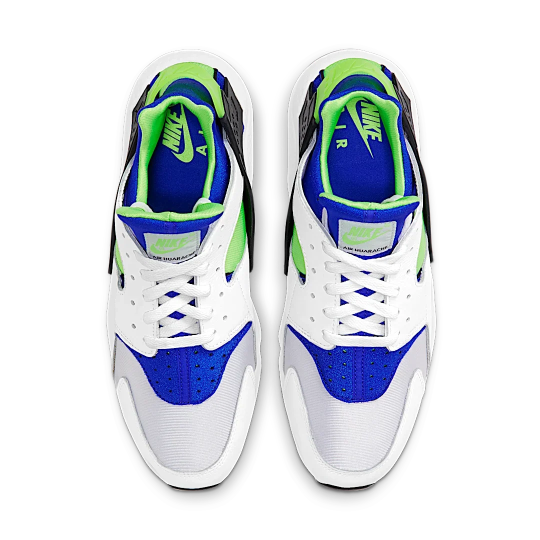 Overkicks - Nike Air Huarache Scream Green (2021) (DD1068-100) - par completo