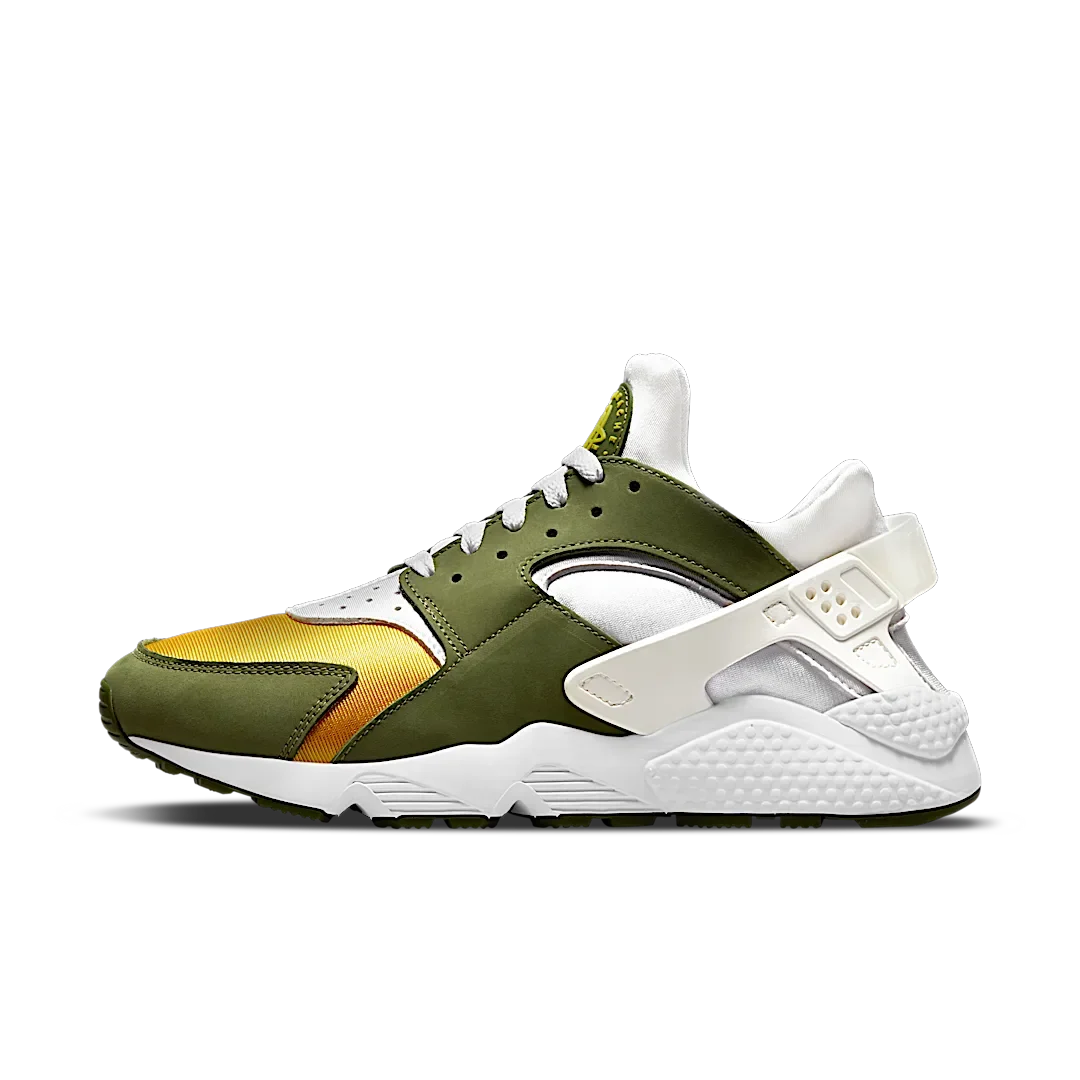 Overkicks - Nike Air Huarache Stussy Dark Olive (2021) (DD1381-300) - vista lateral