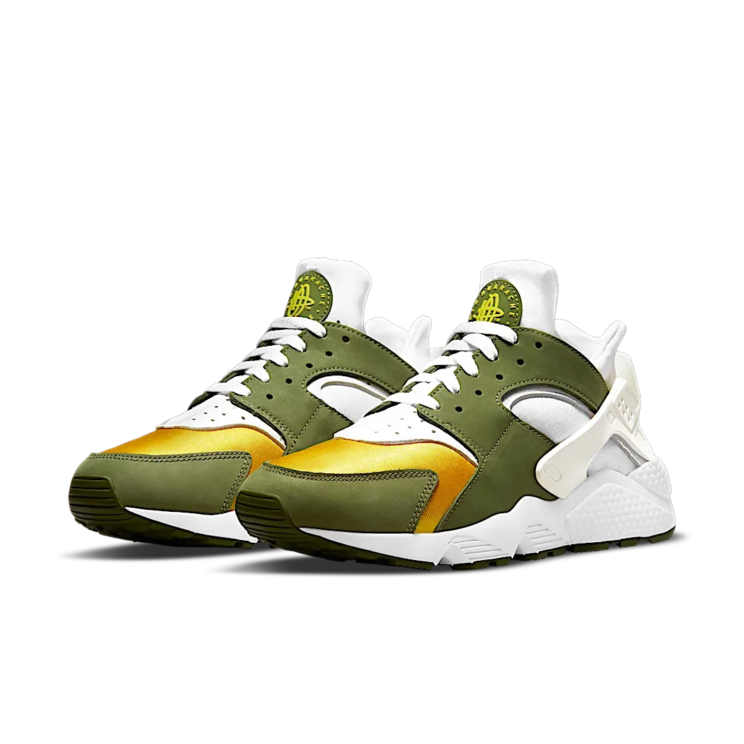 Overkicks - Nike Air Huarache Stussy Dark Olive (2021) (DD1381-300) - vista trasera