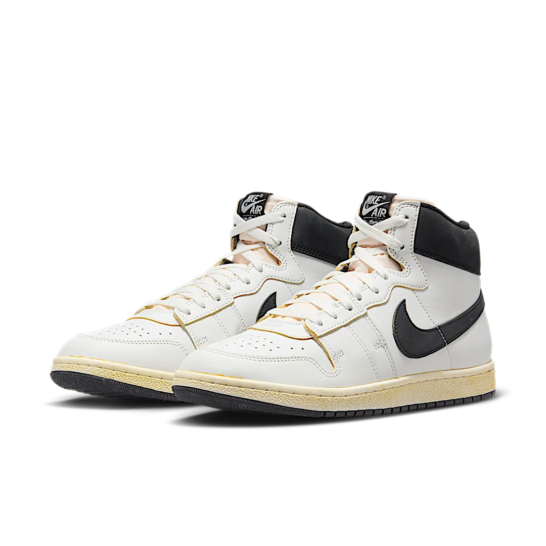 Overkicks - Nike Air Jordan Air Ship PE SP A Ma Maniére White Black (DX4976-100) - vista trasera