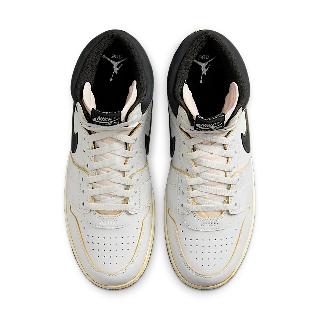 Overkicks - Nike Air Jordan Air Ship PE SP A Ma Maniére White Black (DX4976-100) - par completo