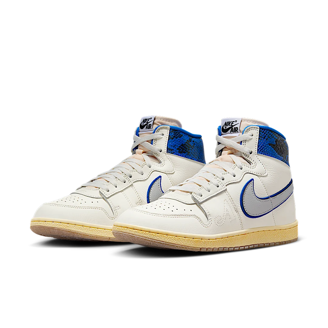 Overkicks - Nike Air Jordan Air Ship PE SP Awake NY Game Royal (FN8675-104) - vista trasera