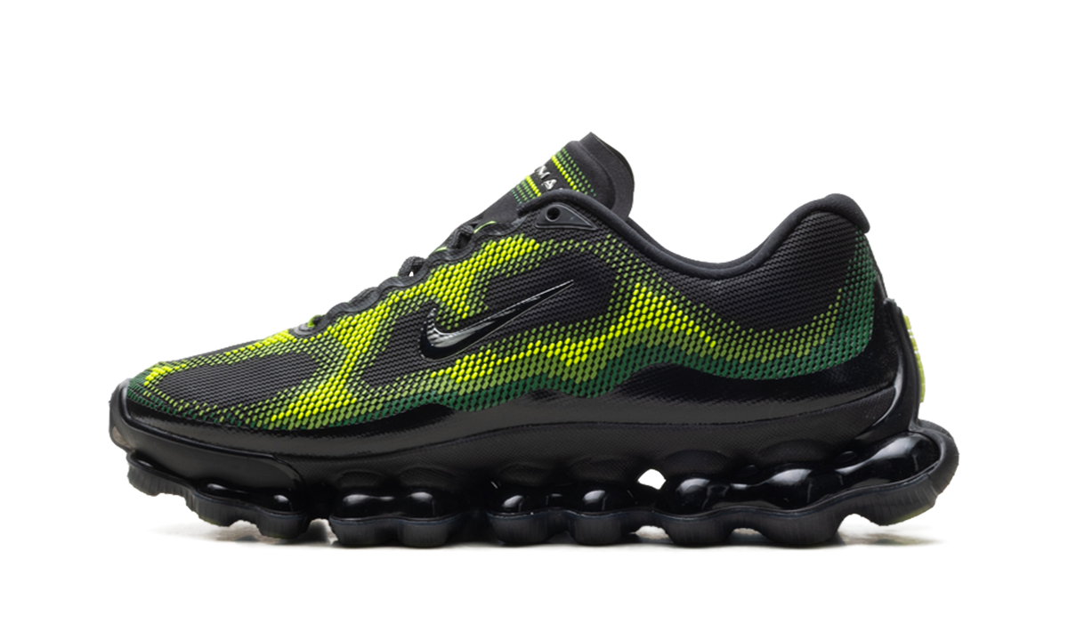 Overkicks - Nike Air Liquid Max Black Green Apple (IQ7634-001) - vista lateral