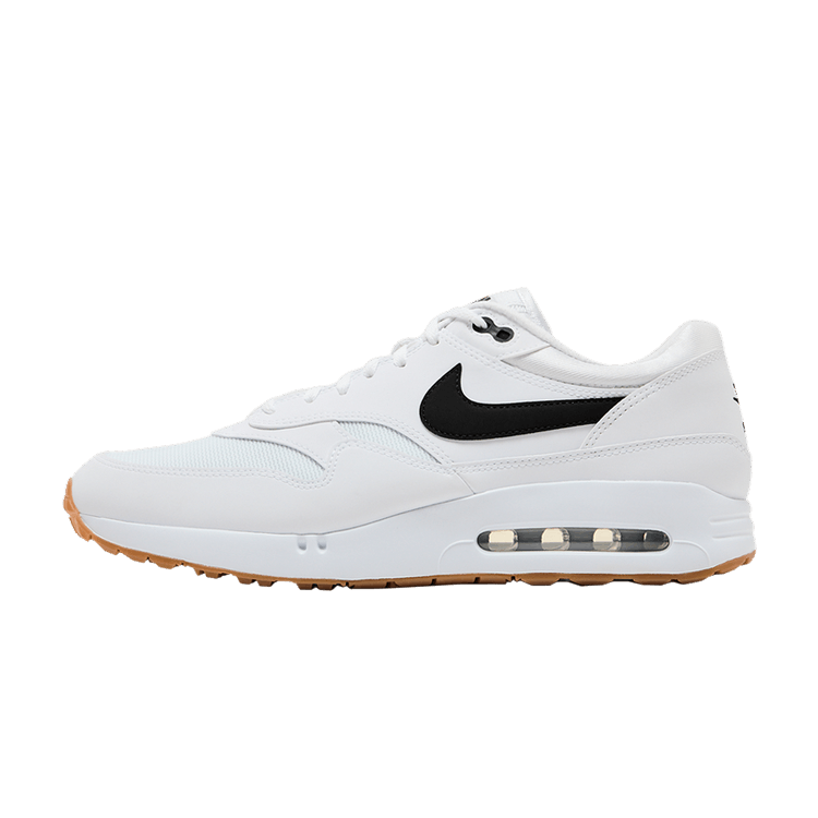 Overkicks - Nike Air Max 1 '86 OG Golf White Black Gum (FN0697-100) - vista lateral