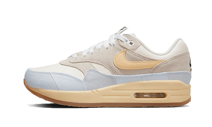 Overkicks - Nike Air Max 1 87 Crepe Light Bone (FJ4735-001) - vista lateral