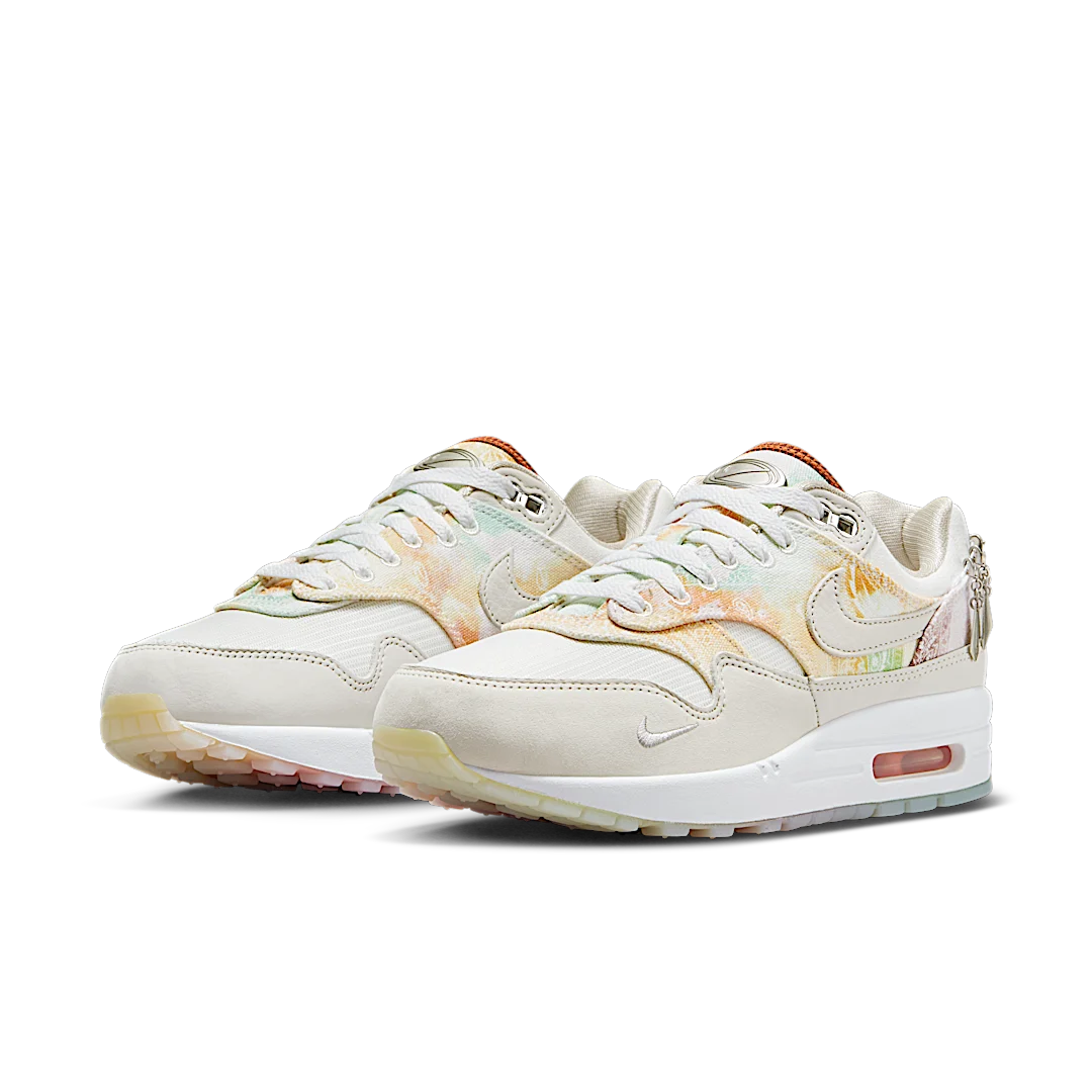Overkicks - Nike Air Max 1 87 Metal Charms Phantom Mint Foam (FJ7734-101) - vista trasera