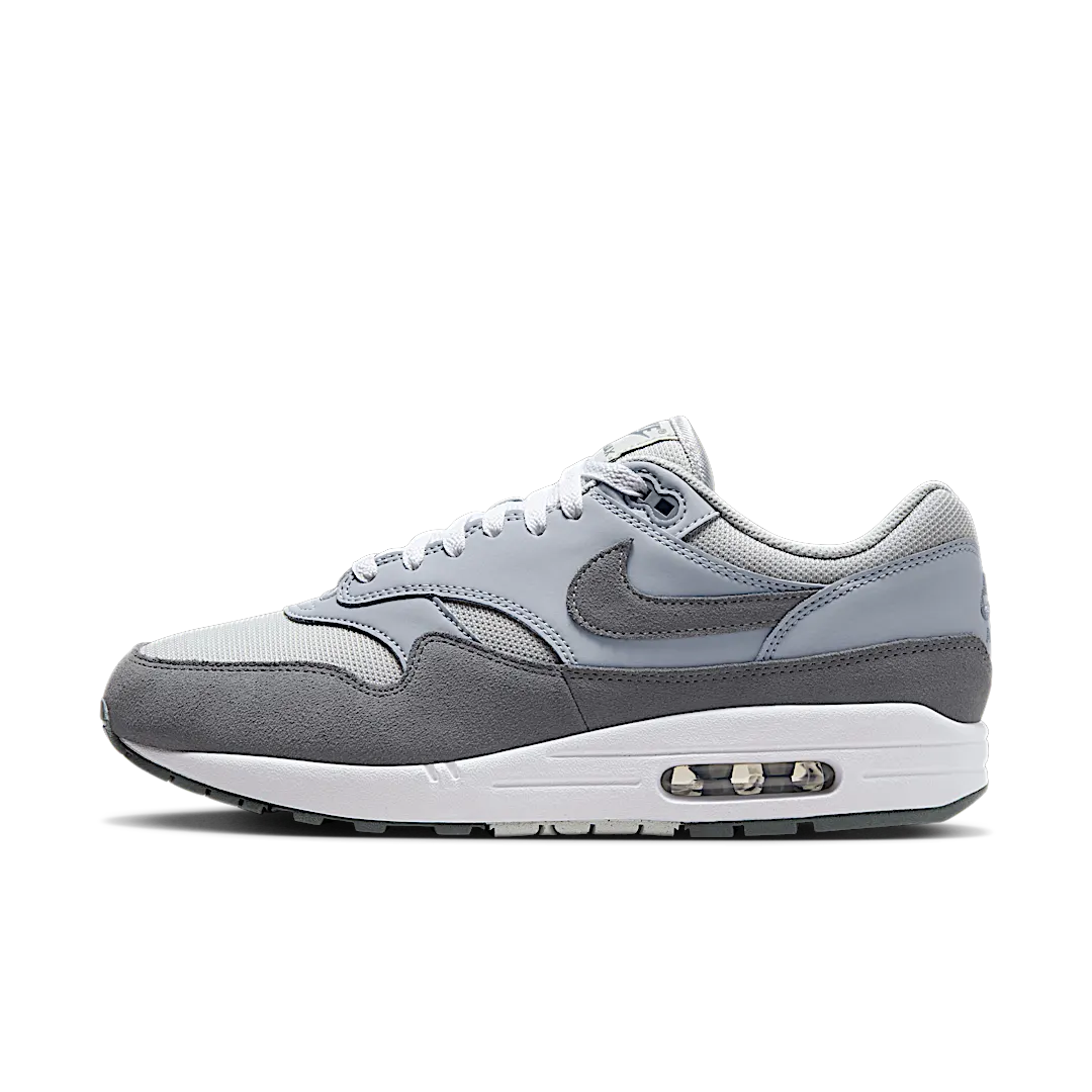 Overkicks - Nike Air Max 1 87 Photon Dust Wolf Grey (HM9936-001) - vista lateral