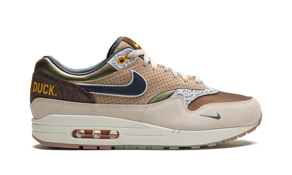Overkicks - Nike Air Max 1 87 Premium University of Oregon PE (2024) (HQ2640-200) - detalle talón