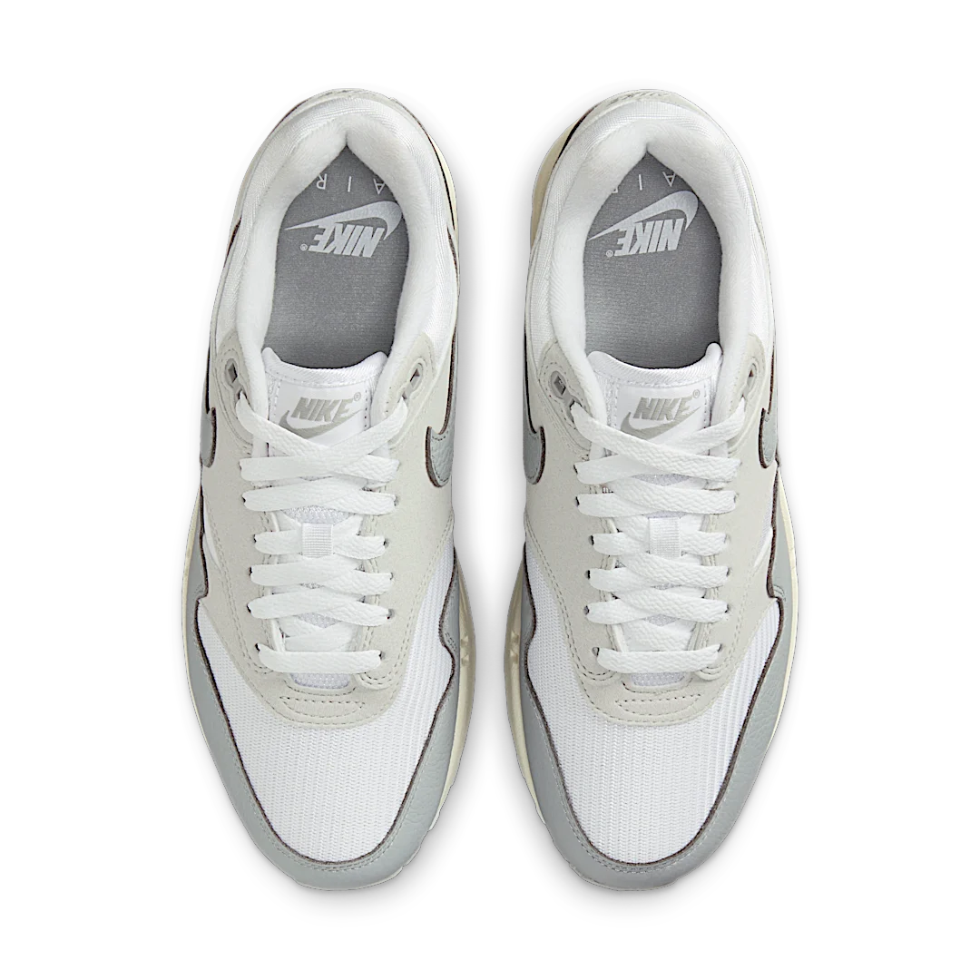 Overkicks - Nike Air Max 1 87 Pure Platinum (HF0026-001) - vista trasera