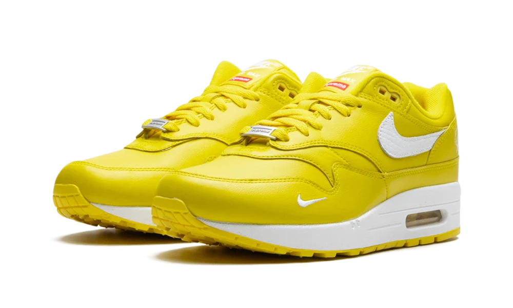 Overkicks - Nike Air Max 1 87 SP Supreme Speed Yellow (HF8813-700) - vista trasera