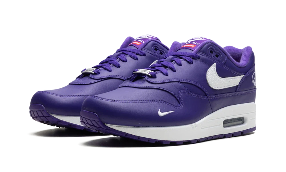 Overkicks - Nike Air Max 1 87 SP Supreme Varsity Purple (HF8813-500) - detalle suela