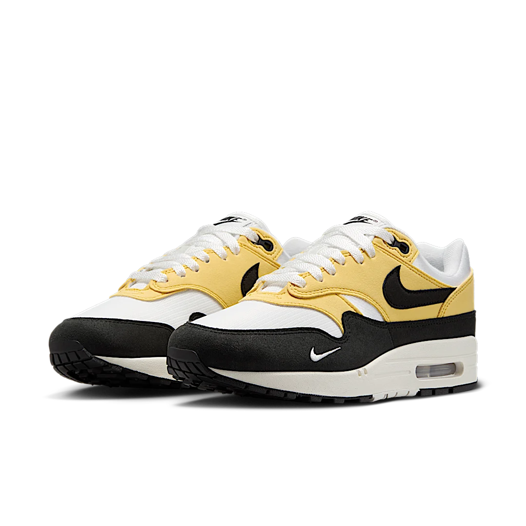 Overkicks - Nike Air Max 1 87 Saturn Gold Black (HF1194-700) - vista trasera