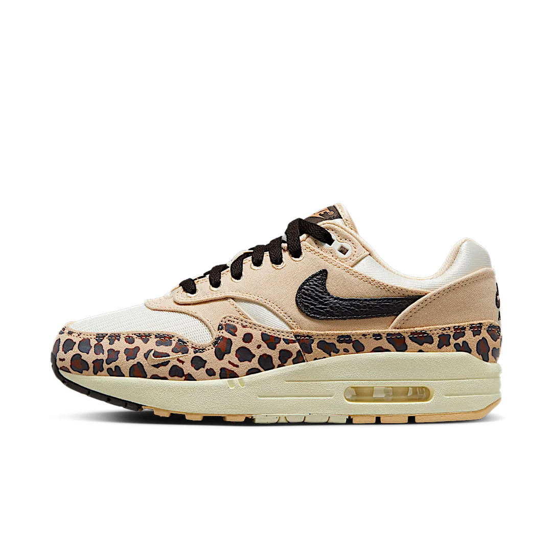Overkicks - Nike Air Max 1 87 Sesame Leopard (FV6605-200) - vista lateral