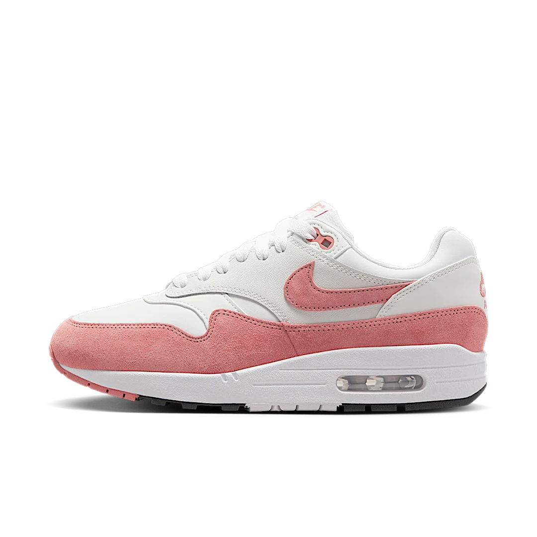 Overkicks - Nike Air Max 1 87 White Canyon Pink (FZ1468-100) - vista lateral