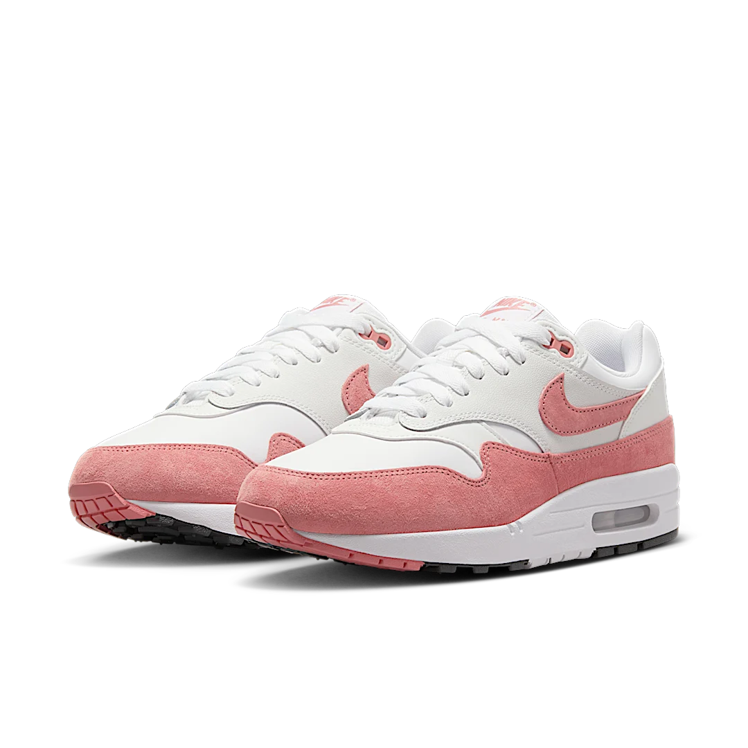 Overkicks - Nike Air Max 1 87 White Canyon Pink (FZ1468-100) - vista trasera