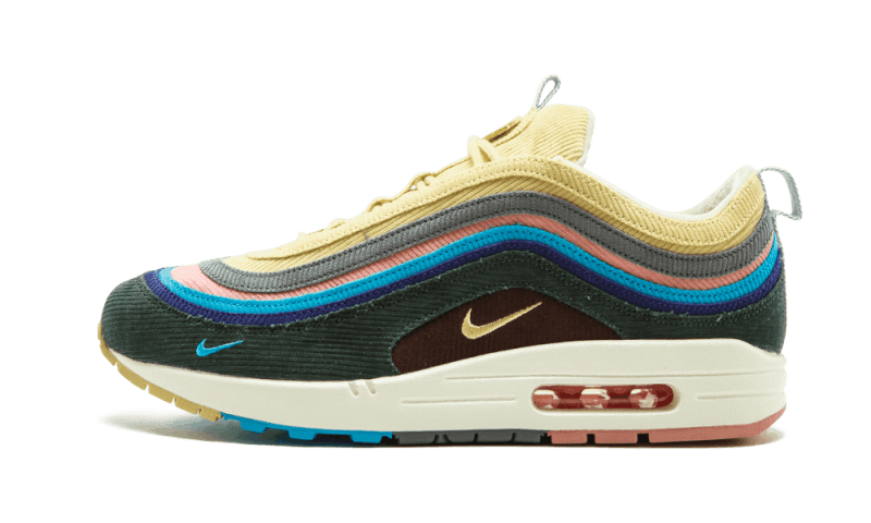 Overkicks - Nike Air Max 1/97 Sean Wotherspoon (All Accessories and Dustbag) (AJ4219-400) - vista lateral
