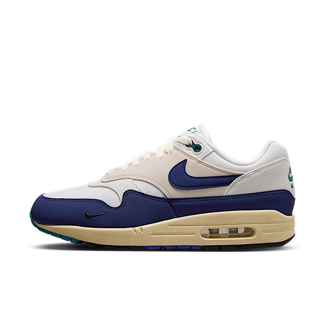 Overkicks - Nike Air Max 1 Athletic Department Deep Royal Blue (FQ8048-133) - vista lateral