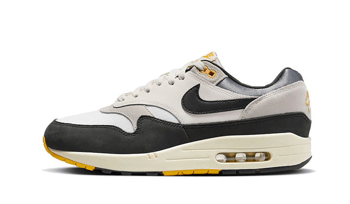 Overkicks - Nike Air Max 1 Athletic Department Light Bone University Gold (FN7487-133) - vista lateral