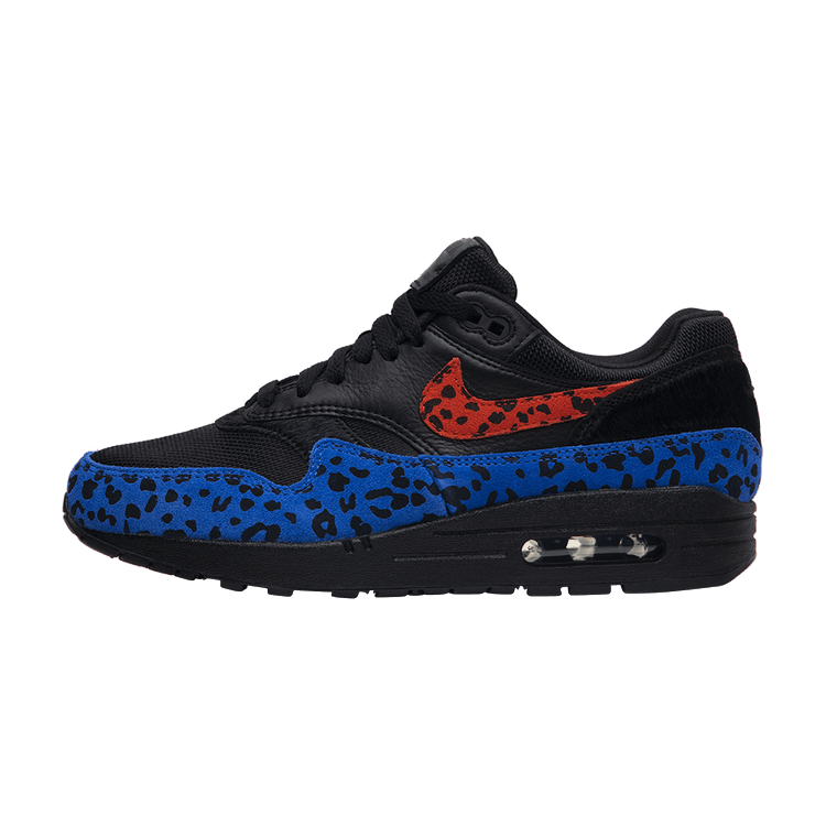 Overkicks - Nike Air Max 1 Black Leopard (Women's) (BV1977-001) - vista lateral