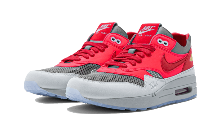 Overkicks - Nike Air Max 1 CLOT Kiss of Death Solar Red (DD1870-600) - vista trasera