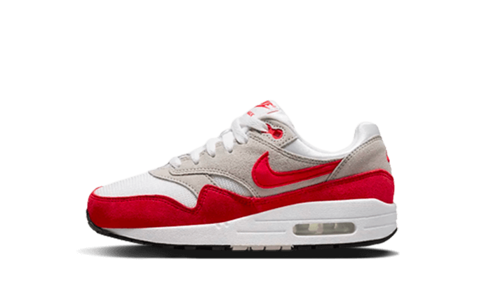 Overkicks - Nike Air Max 1 Challenge Red (GS) (555766-146) - vista lateral