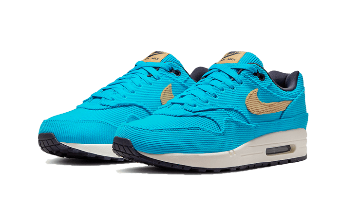 Overkicks - Nike Air Max 1 Corduroy Baltic Blue (FB8915-400) - vista trasera