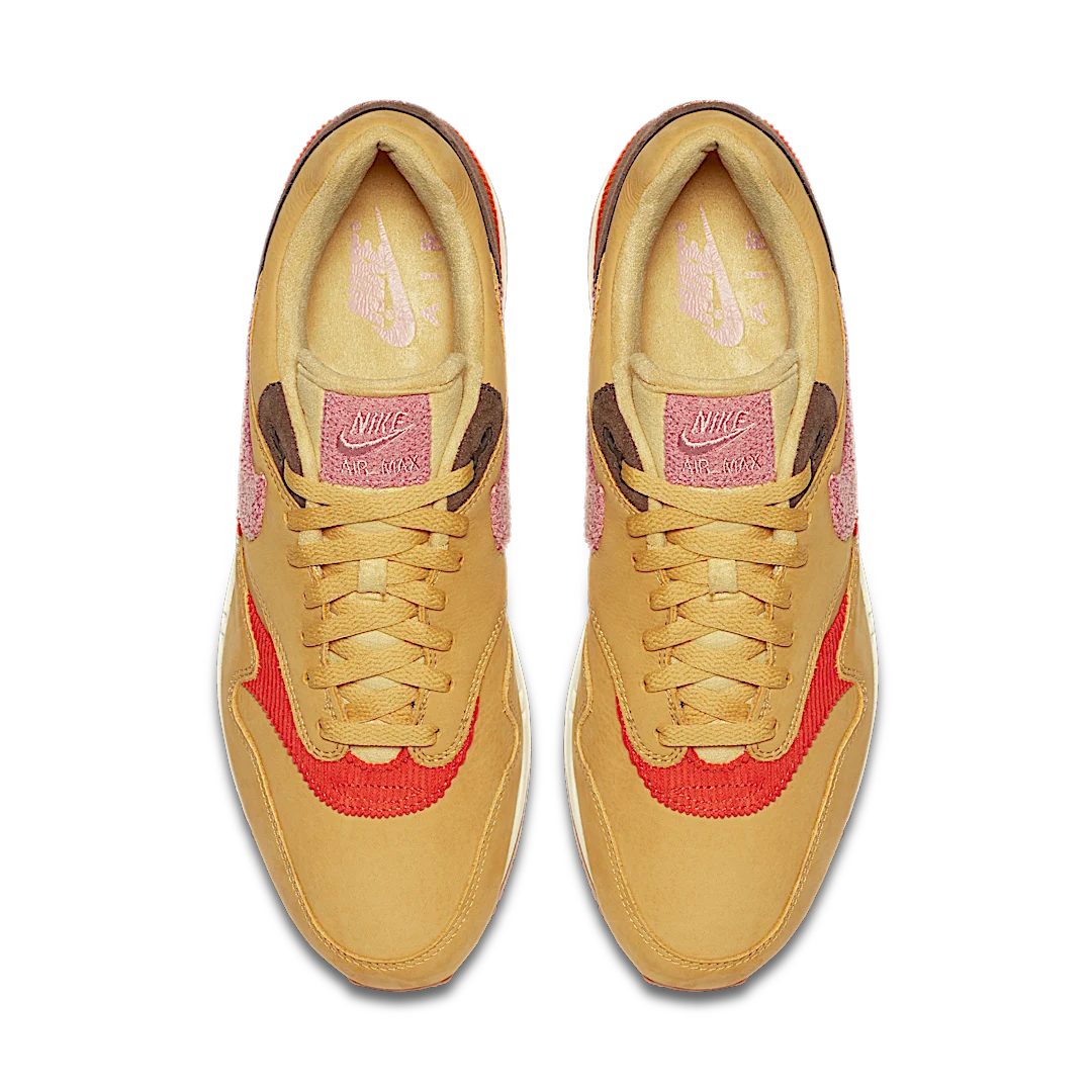 Overkicks - Nike Air Max 1 Crepe Wheat Gold Rust Pink (CD7861-700) - par completo
