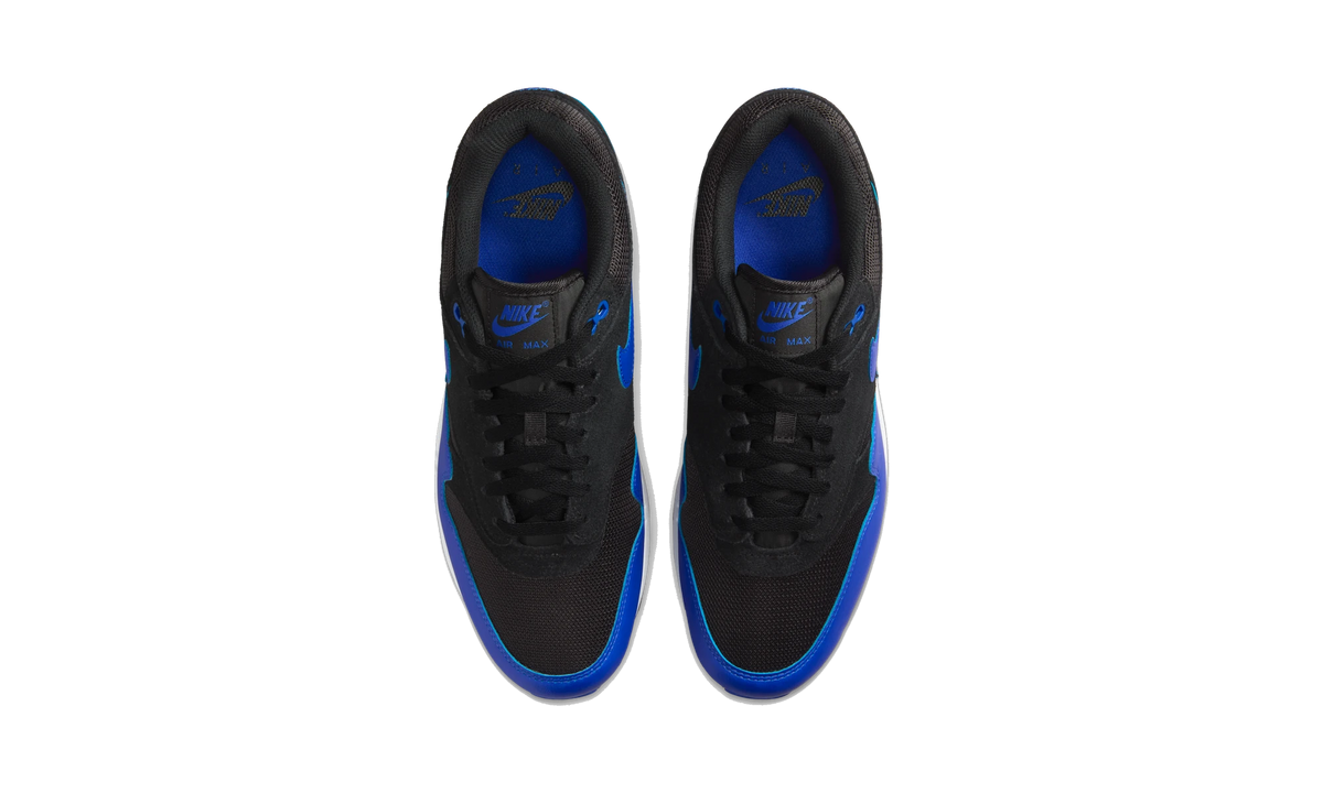 Overkicks - Nike Air Max 1 Essential Black Hyper Royal (FZ5808-010) - detalle suela