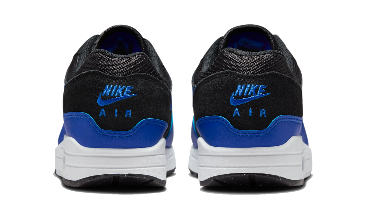 Overkicks - Nike Air Max 1 Essential Black Hyper Royal (FZ5808-010) - vista superior
