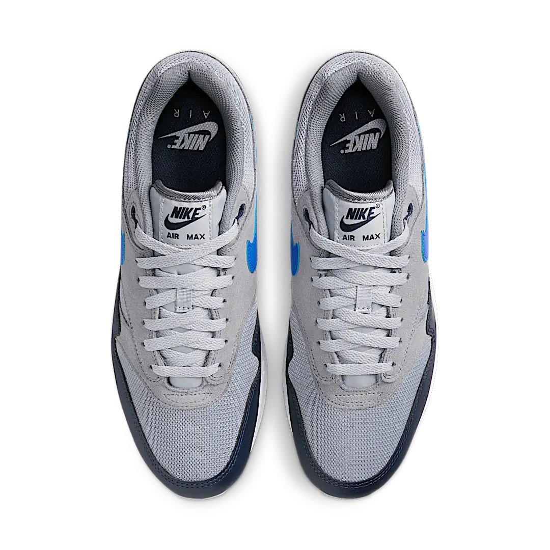 Overkicks - Nike Air Max 1 Essential Navy Grey Royal (FZ5808-003) - par completo
