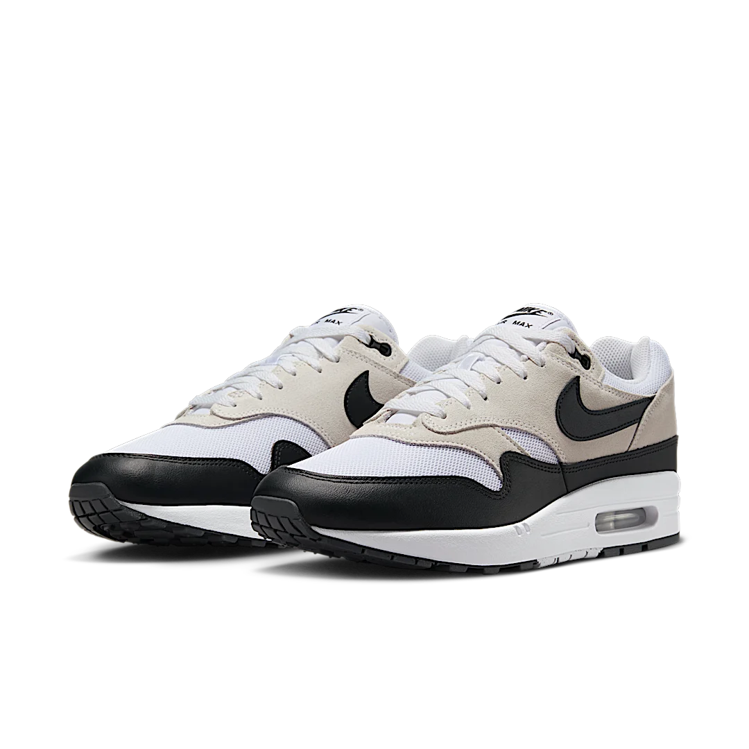 Overkicks - Nike Air Max 1 Essential Summit White Black (FZ5808-101) - vista trasera
