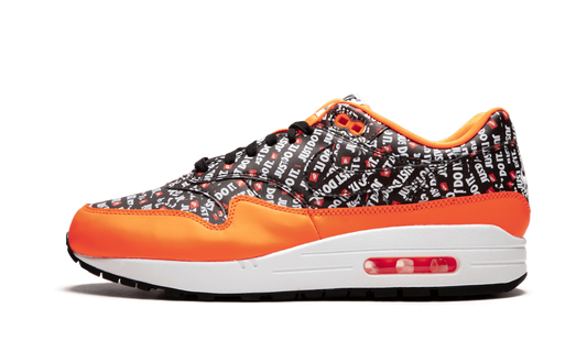 Overkicks - Nike Air Max 1 Just Do It Pack Black Orange (875844-008) - vista lateral