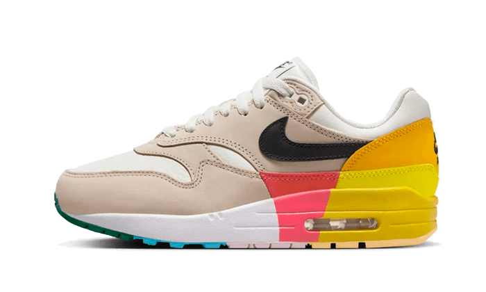 Overkicks - Nike Air Max 1 Khaki Multi-Color (FQ2538-100) - vista lateral
