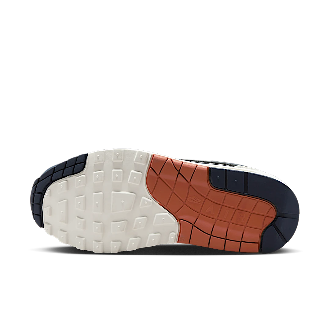 Overkicks - Nike Air Max 1 LX Obsidian Light Orewood Brown (FD2370-110) - detalle suela