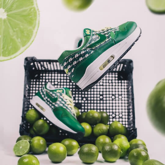 Overkicks - Nike Air Max 1 Limeade (2020) (CJ0609-300) - vista superior