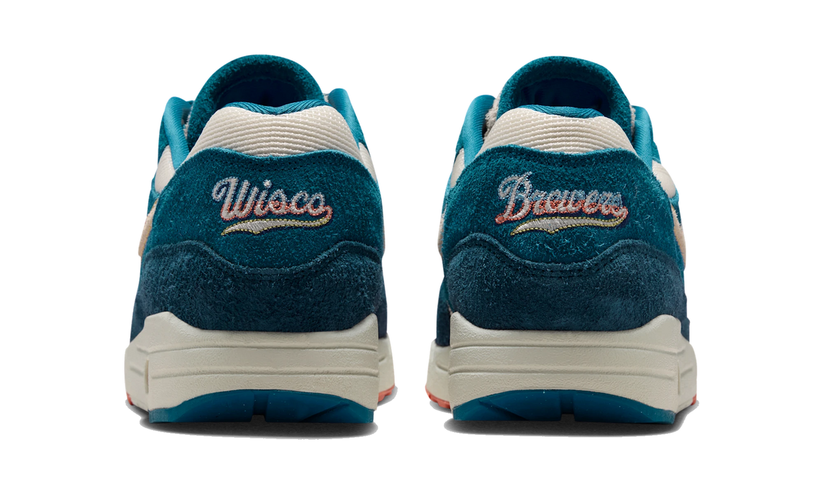 Overkicks - Nike Air Max 1 Milwaukee Brewers City Connect 2026 (IQ2938-400) - vista superior