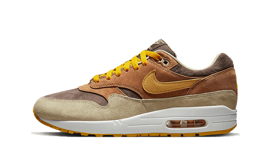 Overkicks - Nike Air Max 1 PRM Duck Pecan Yellow Ochre (DZ0482-200) - vista lateral