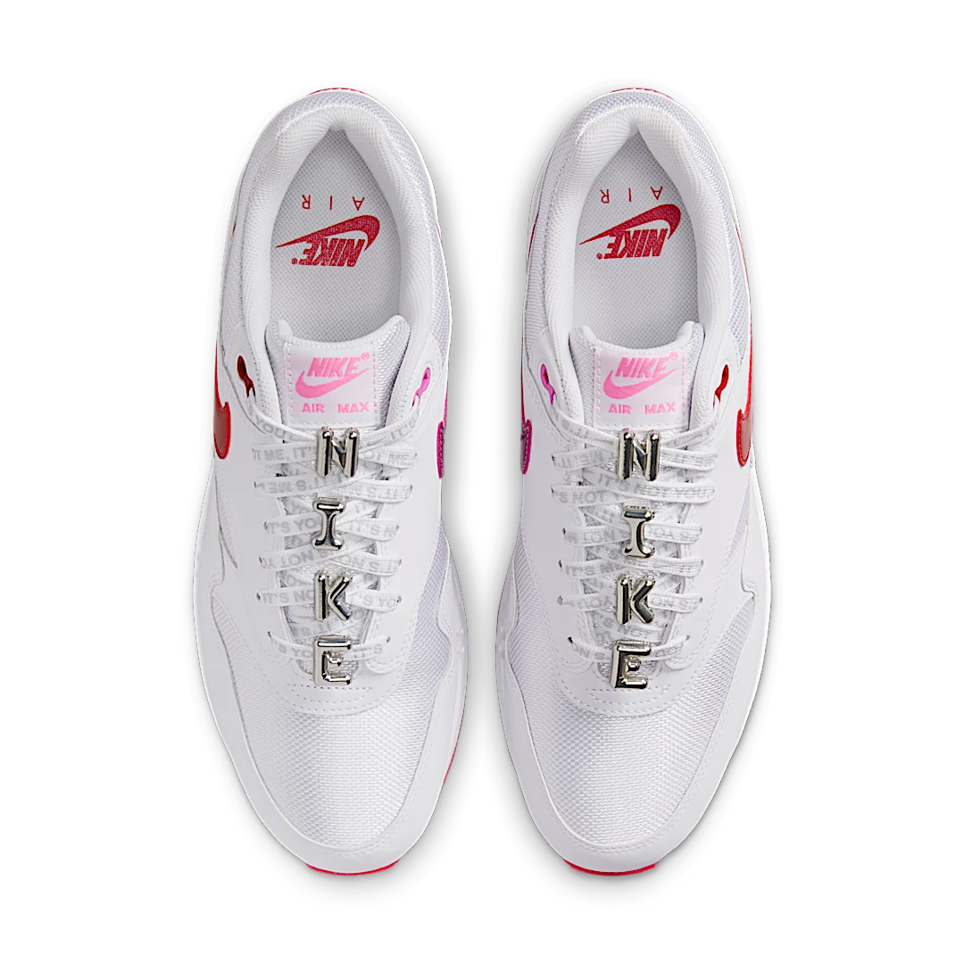 Overkicks - Nike Air Max 1 PRM Valentines Day White (HV2303-100) - par completo