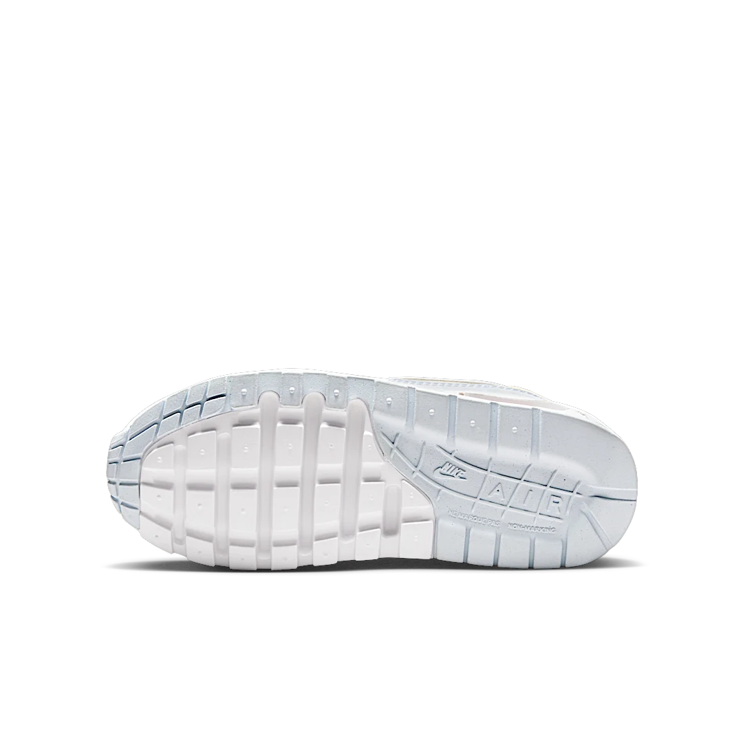 Overkicks - Nike Air Max 1 Pale Ivory Football Grey (DZ3307-102) - detalle suela