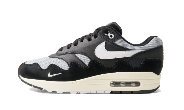 Overkicks - Nike Air Max 1 Patta Waves Black (with Bracelet) (DQ0299-001) - vista lateral