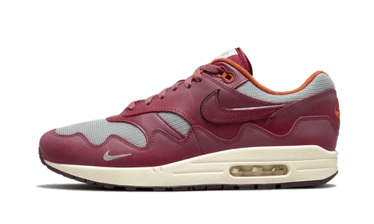 Overkicks - Nike Air Max 1 Patta Waves Rush Maroon (with Bracelet) (DO9549-001) - vista lateral