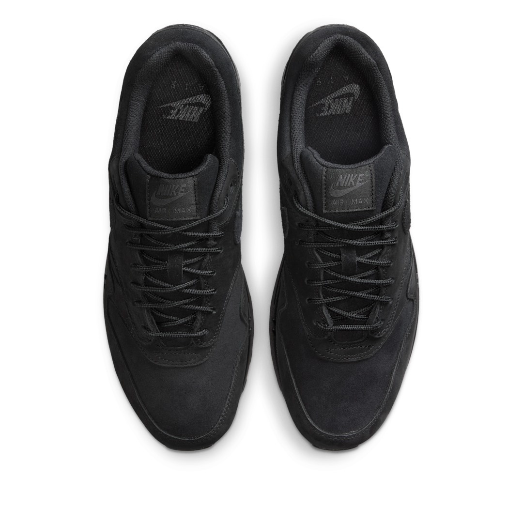 Overkicks - Nike Air Max 1 Premium Nubuck Black Cat (HV8065-001) - par completo