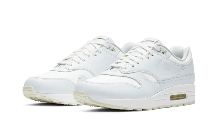 Overkicks - Nike Air Max 1 Rub Away White Khaki (DH5493-100) - vista trasera