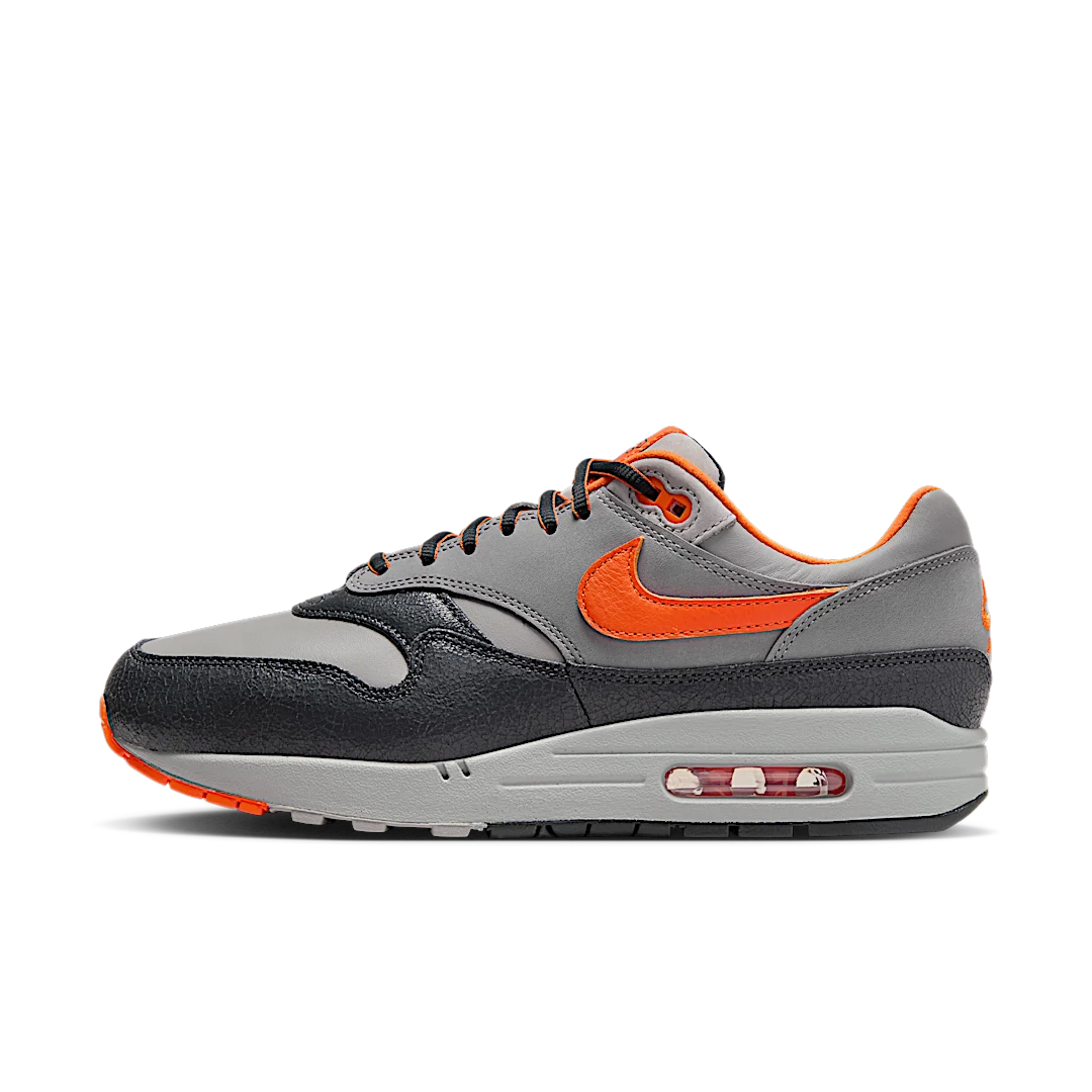 Overkicks - Nike Air Max 1 SP HUF Brilliant Orange (HF3713-001) - vista lateral