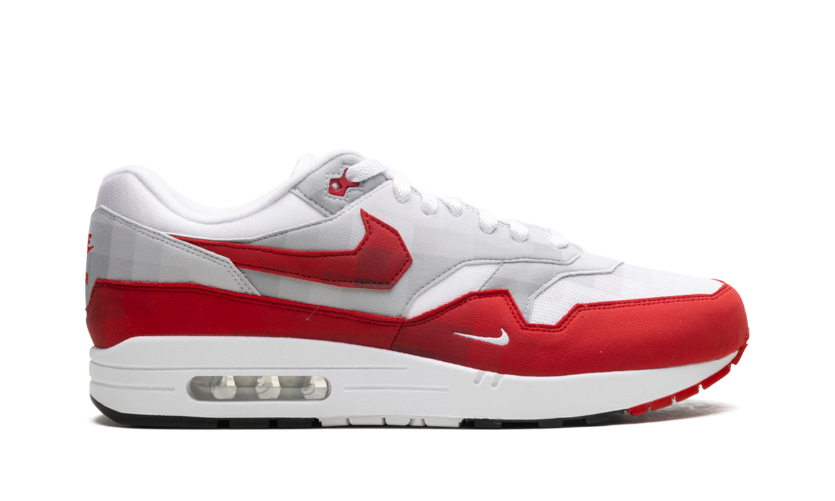 Overkicks - Nike Air Max 1 .SWOOSH Low Poly (HQ5882-100) - detalle talón