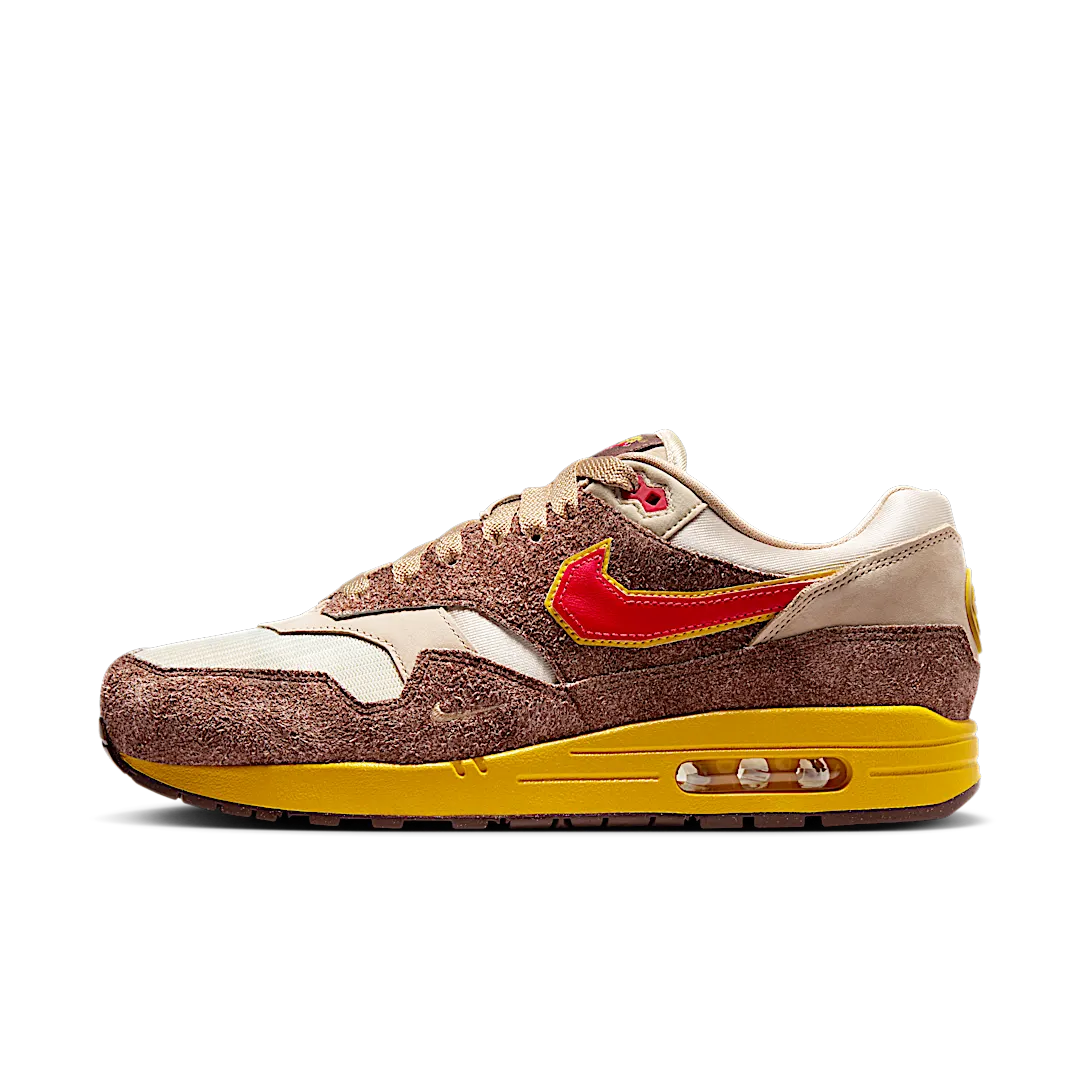 Overkicks - Nike Air Max 1 .SWOOSH Low Poly Big Head Origins (HV5776-200) - vista lateral