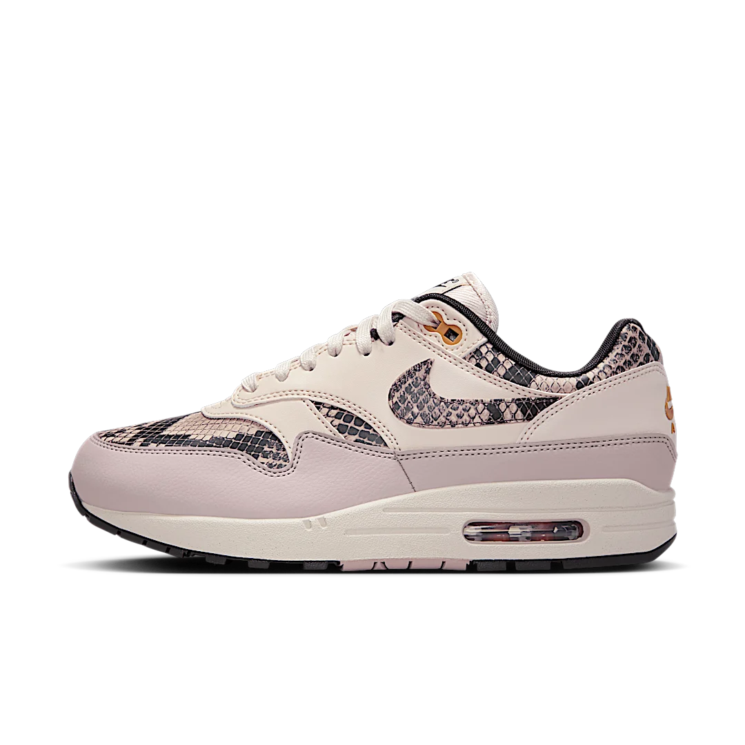 Overkicks - Nike Air Max 1 Snakeskin Light Orewood Brown (HF5338-100) - vista lateral