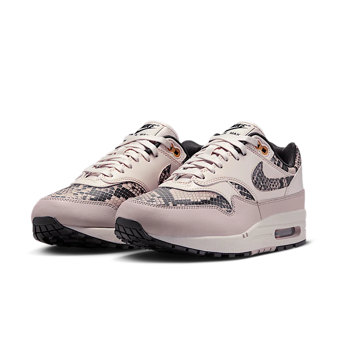 Overkicks - Nike Air Max 1 Snakeskin Light Orewood Brown (HF5338-100) - vista trasera