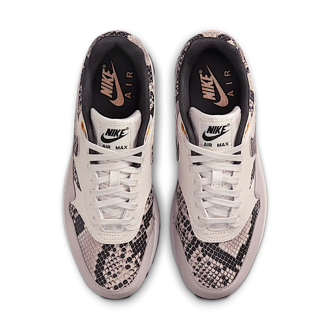 Overkicks - Nike Air Max 1 Snakeskin Light Orewood Brown (HF5338-100) - par completo