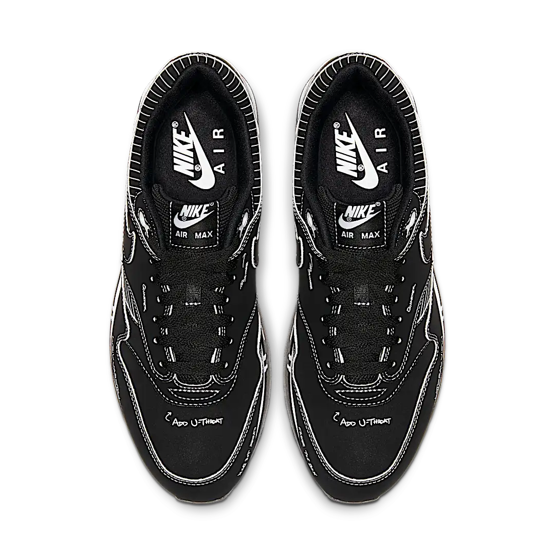 Overkicks - Nike Air Max 1 Tinker Sketch to Shelf Black (CJ4286-001) - par completo